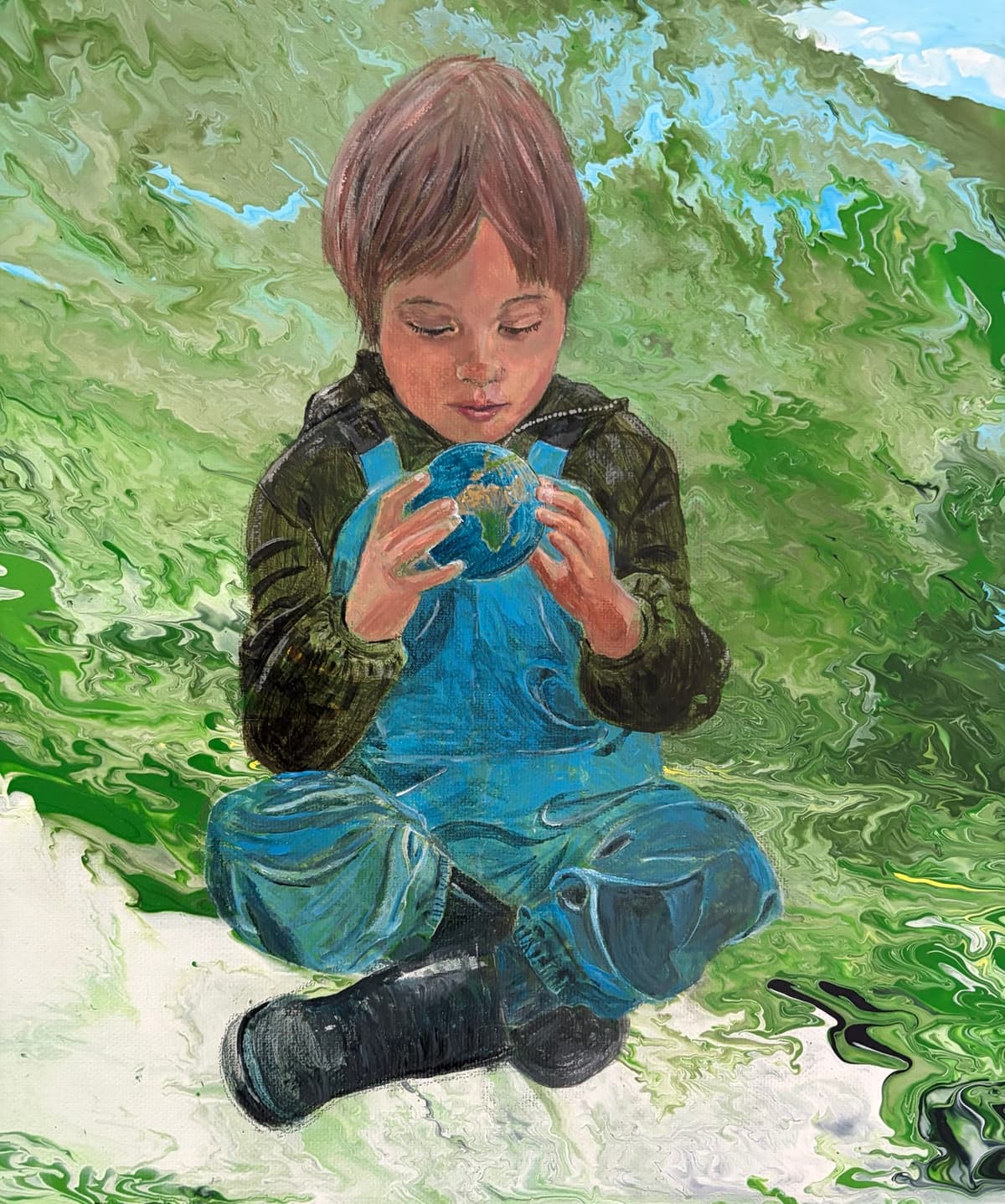 The world in his hands